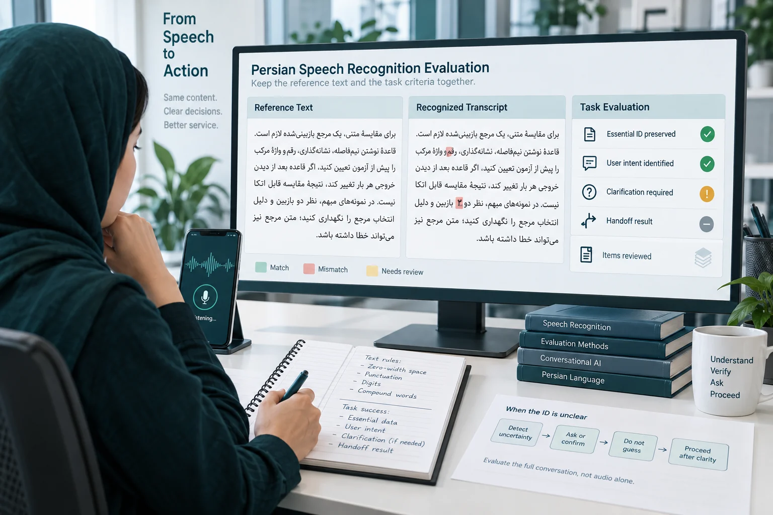 بررسی متن مرجع و حفظ اطلاعات ضروری درخواست